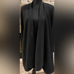 Eileen Fisher Medium Black oversized Cardigan‎